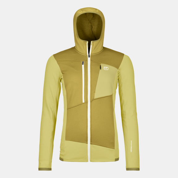 ORTOVOX FLEECE GRID HOODY W Hoodies ORTOVOX